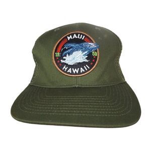 Island Crew Maui Hawaii Whale Watch Trucker Style Snapback Hat
